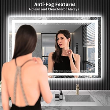 Stylish LOAAO LED Bathroom Mirror for Modern Elegance