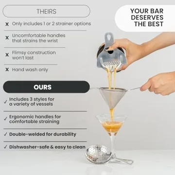 High Quality A Bar Above Cocktail Strainer Set