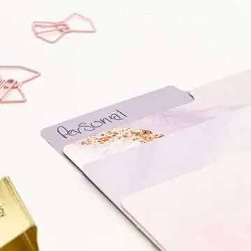 Bloom Decorative File Folders - Stylish Organizers for Home and Office