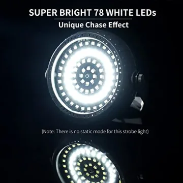 Rechargeable LED Strobe Light for Events