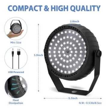 Rechargeable LED Strobe Light for Events
