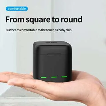 REYGEAK Battery Charger Kit for GoPro Hero 12 11 10 9 Black, Portable Charger 3-Channel Battery Charging + 2 Pack Battery for Go Pro 12 11 10 9 Original Batteries Accessories