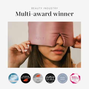 DROWSY Silk Sleep Mask - Lash Protection & Total Blackout