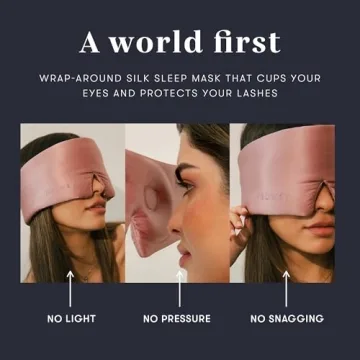 DROWSY Silk Sleep Mask - Lash Protection & Total Blackout