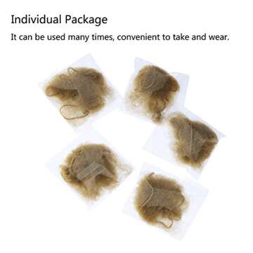 Zonon Bun Hair Nets 50Pcs Set with U Shaped Pins for Dancers