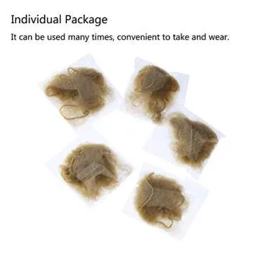 Zonon Bun Hair Nets 50Pcs Set with U Shaped Pins for Dancers