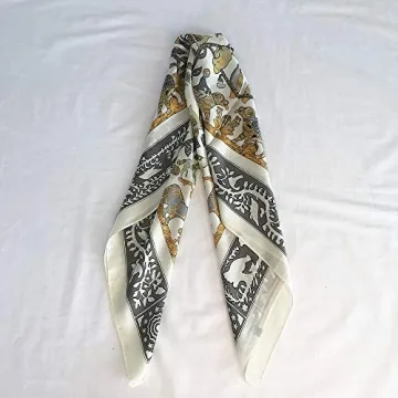 FONYVE Luxurious Silk Scarf for Women - 27.5 Inches