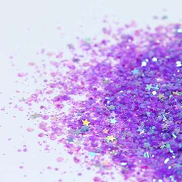 Face Jewels 6 Sheets Face Gems Stick On, 10g Chunky Glitter, Face Jewelry Rhinestones Crystals Stick...