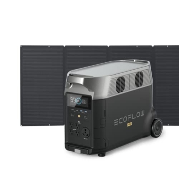 EF ECOFLOW Solar Generator 120V/3.6KWh DELTA Pro with 400W Portable Solar Panel, 23% High Efficiency...