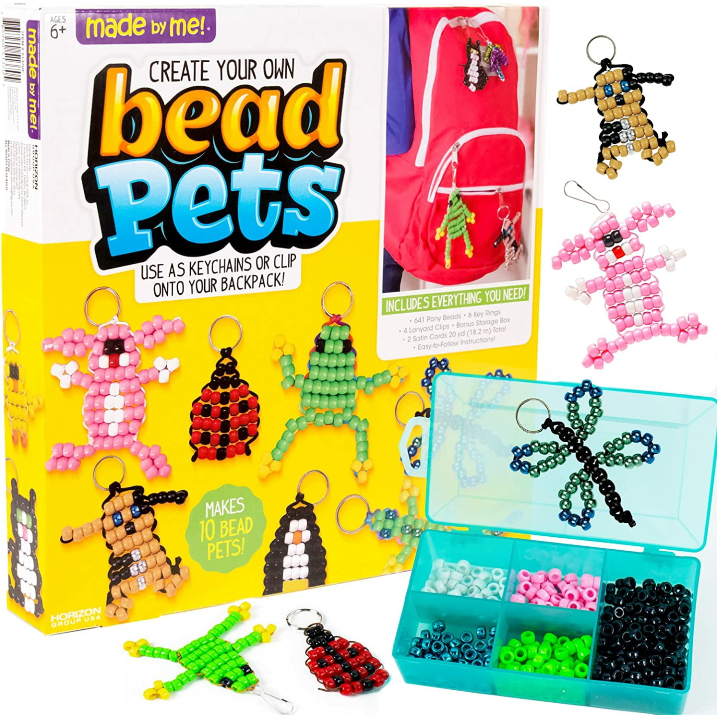 Create Your Own Bead Pets Craft Kit - 600+ Pieces