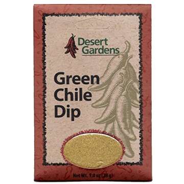 Desert Gardens Green Chile Dip Mix (Pack of 4)