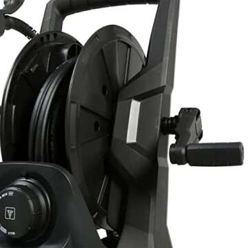 Kärcher K5 Premium Electric Pressure Washer 2000 PSI - with Vario Power & Dirtblaster Wands, Pressurized Hose Reel - 1.4 GPM