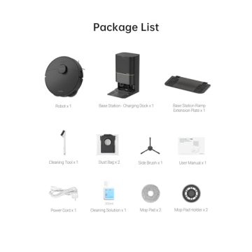 Dreame X30 Ultra Robot Vacuum and Mop Combo with Smart Features