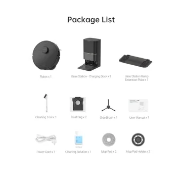 Dreame X30 Ultra Robot Vacuum and Mop Combo with Smart Features