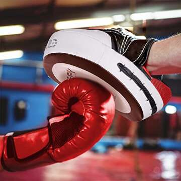DEFY Gel Padded Punch Mitts for Boxing & Kickboxing Training