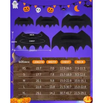 Dog Halloween Costumes - Adorable Bat Wings for Pets