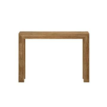 Plank+Beam Modern Solid Wood Console Table, 46.25 Inch, Sofa Table, Narrow Entryway Table for Hallway, Behind The Couch, Living Room, Foyer, Easy Assembly, Pecan