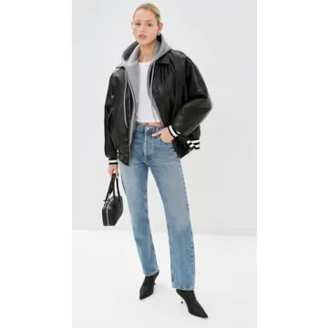 Lioness Women's Hailey Bomber Jacket - Stylish Faux Leather
