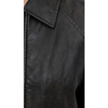 Lioness Women's Hailey Bomber Jacket - Stylish Faux Leather