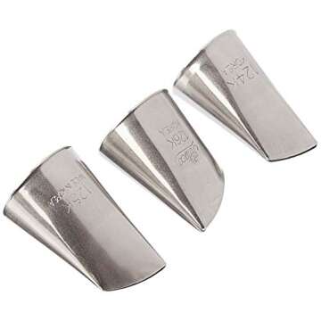 Ateco Korean Flower Tubes 124K, 125K, and 126K 3-Piece Set