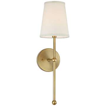 Possini Euro Design Elena Modern Wall Sconce - Stylish Gold Lighting for Home
