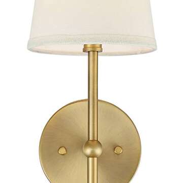 Possini Euro Design 21" Wall Sconce in Brass Finish