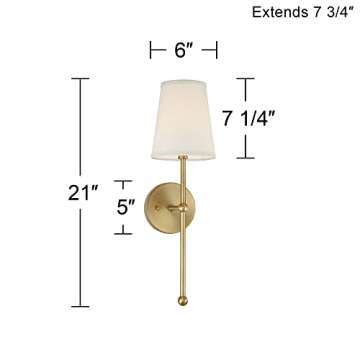 Possini Euro Design 21" Wall Sconce in Brass Finish