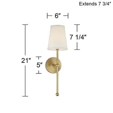 Possini Euro Design 21" Wall Sconce in Brass Finish