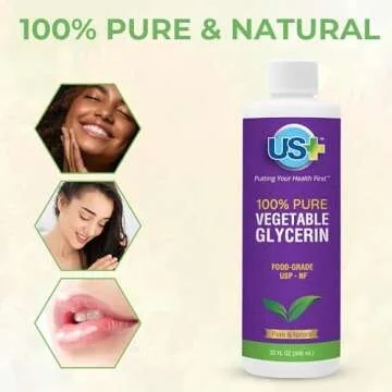 Pure Vegetable Glycerin for Skin and Hair Care