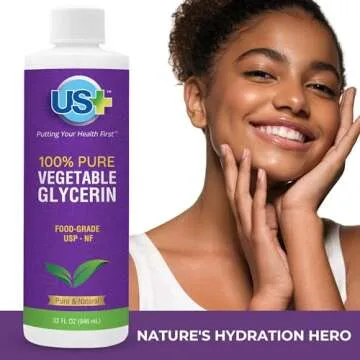 Pure Vegetable Glycerin for Skin and Hair Care