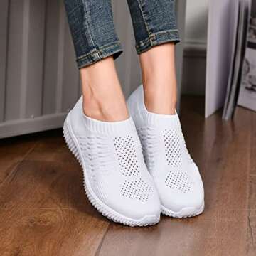 TIOSEBON Women's Walking Shoes - Comfortable and Stylish