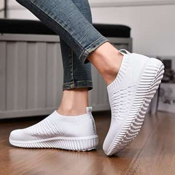 TIOSEBON Women's Walking Shoes - Comfortable and Stylish