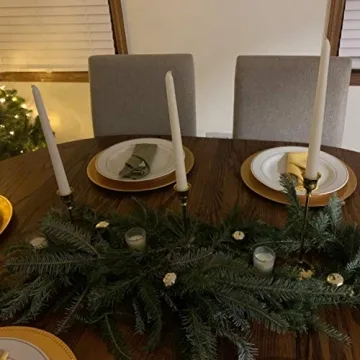 Chic Brass Gold Candlestick Holders - Set of 3 for Decor