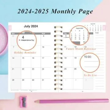 Academic Planner 2024-2025 - Stylish Time Management