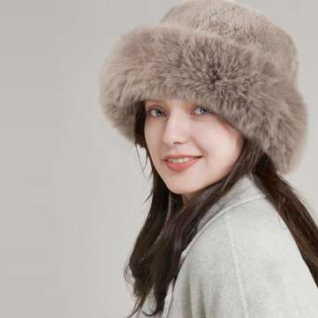 Chic HH HOFNEN Winter Bucket Hat for Style and Warmth