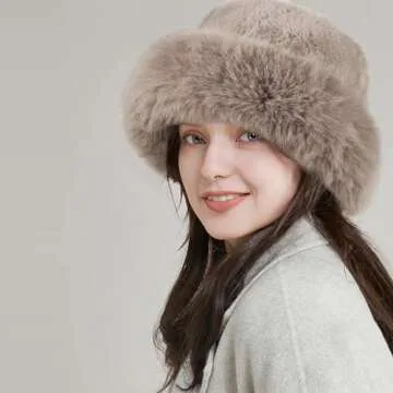 Chic HH HOFNEN Winter Bucket Hat for Style and Warmth