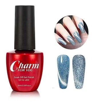 VERONNI Reflective Diamond Cat Eye Nail Polish for Stunning Looks