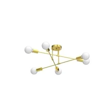 Soilsiu Modern Sputnik Chandelier for Any Room