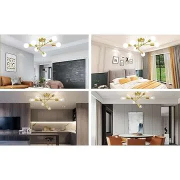 Soilsiu Modern Sputnik Chandelier for Any Room