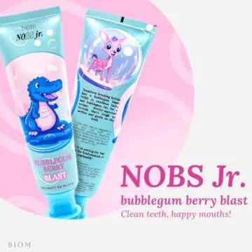 NOBS Jr. Kids Nano Hydroxyapatite Toothpaste - Fluoride-Free