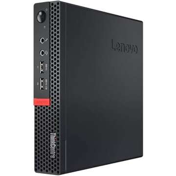 Lenovo ThinkCentre M910x Tiny Desktop PC, Intel i5, 16GB RAM, SSD