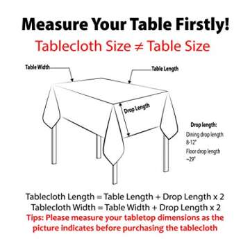 Elegant AHOLTA DESIGN Thanksgiving Tablecloth - 70"x70"