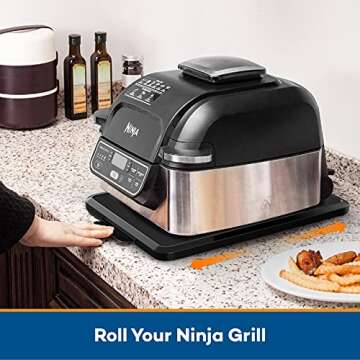 Goldlion Appliance Sliding Tray Compatible with Ninja Grill and KitchenAid Stand Mixer Extra Deep fo...