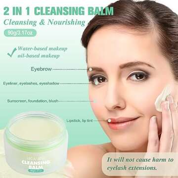 UCANBE Cleansing Balm Makeup Remover - 3.17oz, Natural Gentle, Deep Cleaning, Makeup Cleansing Balm ...
