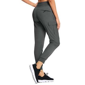 Women’s Lounge Cargo Hiking Pants Lightweight Joggers Quick Dry Water Resistant Outdoor Fishing UP...