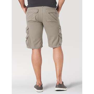 Wrangler Authentics Men's Premium Cargo Shorts for Everyday Wear