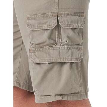 Wrangler Authentics Men's Premium Cargo Shorts for Everyday Wear
