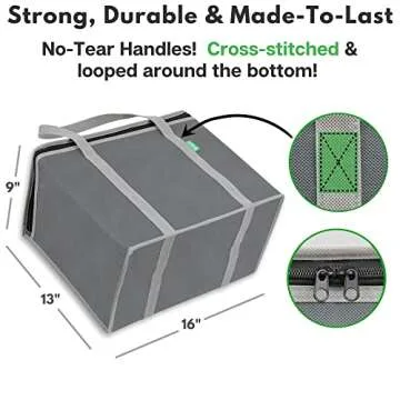 XL Insulated Reusable Grocery Bags for Smart Shopping