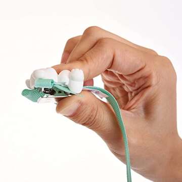 Baby Buddy Bib Clip, Newborn Must Have and Travel Essential, Turn any Cloth, Towel, or Napkin into a Bib for Feeding or Teething, Navy, 2 Pack