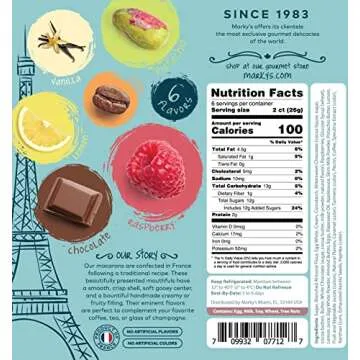 MARKY’S French Almond Macarons Gift Box – 12 Assorted Delights